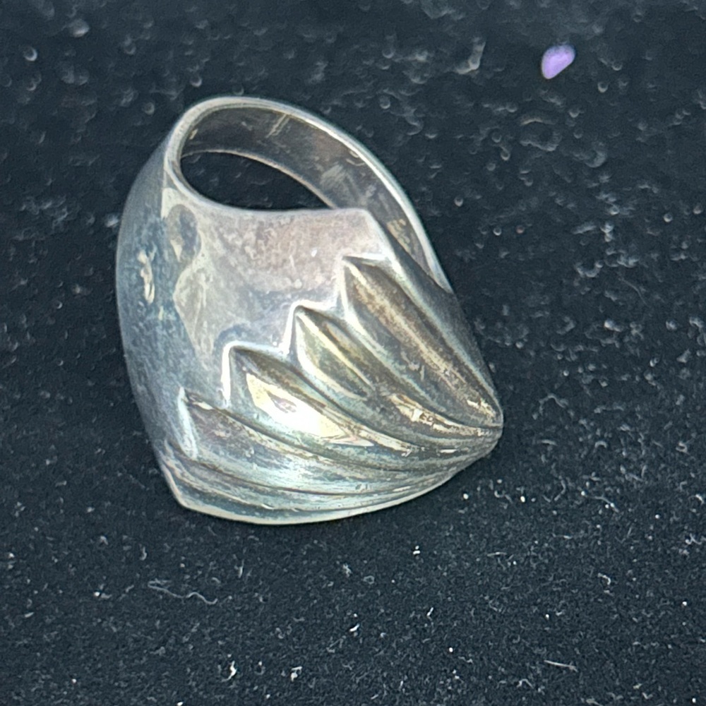 Mexico 925 Silver Statement Ring - image 3